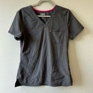 Scrubstar Scrub Top Grey Like New